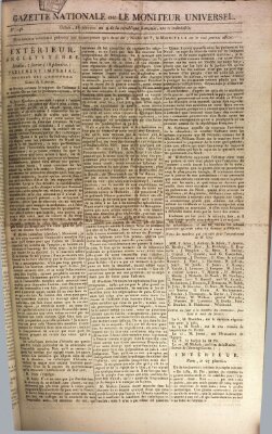 Gazette nationale, ou le moniteur universel (Le moniteur universel) Dienstag 17. Februar 1801