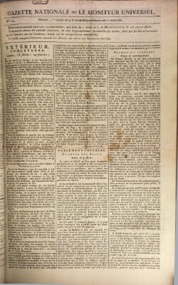 Gazette nationale, ou le moniteur universel (Le moniteur universel) Freitag 20. Februar 1801