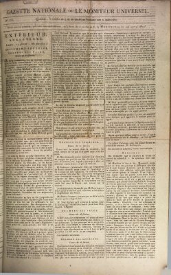 Gazette nationale, ou le moniteur universel (Le moniteur universel) Dienstag 24. Februar 1801