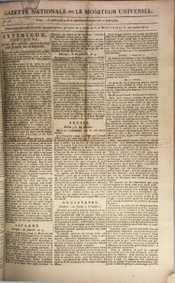 Gazette nationale, ou le moniteur universel (Le moniteur universel) Mittwoch 4. März 1801