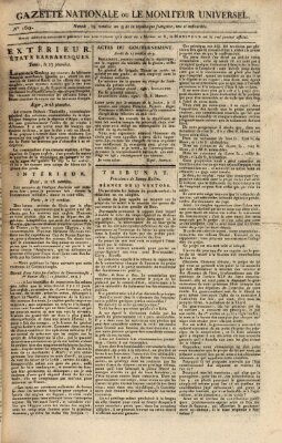 Gazette nationale, ou le moniteur universel (Le moniteur universel) Dienstag 10. März 1801