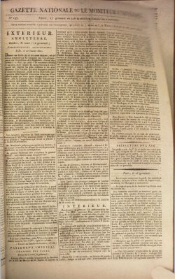 Gazette nationale, ou le moniteur universel (Le moniteur universel) Dienstag 7. April 1801