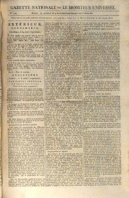 Gazette nationale, ou le moniteur universel (Le moniteur universel) Donnerstag 9. April 1801