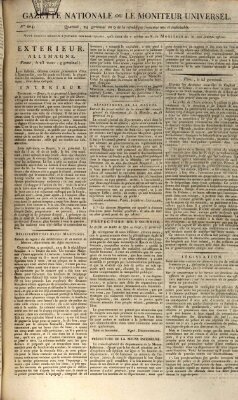 Gazette nationale, ou le moniteur universel (Le moniteur universel) Dienstag 14. April 1801