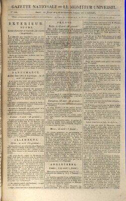 Gazette nationale, ou le moniteur universel (Le moniteur universel) Samstag 2. Mai 1801