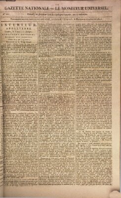 Gazette nationale, ou le moniteur universel (Le moniteur universel) Montag 11. Mai 1801