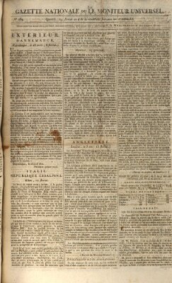 Gazette nationale, ou le moniteur universel (Le moniteur universel) Donnerstag 14. Mai 1801