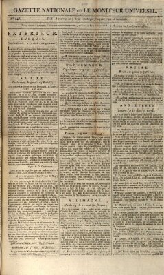 Gazette nationale, ou le moniteur universel (Le moniteur universel) Samstag 23. Mai 1801