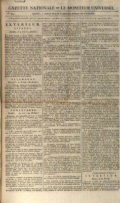 Gazette nationale, ou le moniteur universel (Le moniteur universel) Sonntag 24. Mai 1801