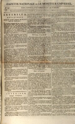 Gazette nationale, ou le moniteur universel (Le moniteur universel) Dienstag 26. Mai 1801