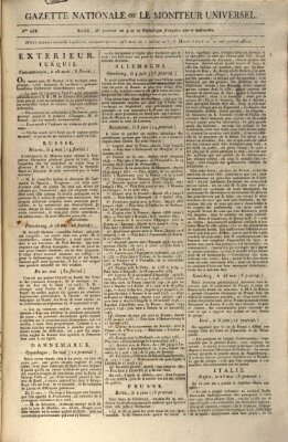 Gazette nationale, ou le moniteur universel (Le moniteur universel) Montag 15. Juni 1801