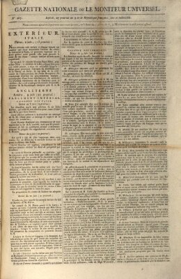 Gazette nationale, ou le moniteur universel (Le moniteur universel) Dienstag 16. Juni 1801