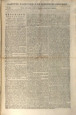 Gazette nationale, ou le moniteur universel (Le moniteur universel) Mittwoch 17. Juni 1801