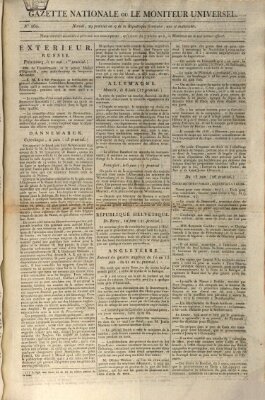 Gazette nationale, ou le moniteur universel (Le moniteur universel) Donnerstag 18. Juni 1801