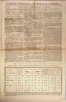 Gazette nationale, ou le moniteur universel (Le moniteur universel) Sonntag 12. Juli 1801