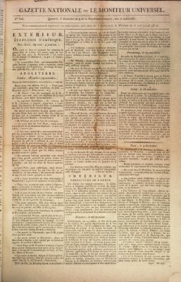 Gazette nationale, ou le moniteur universel (Le moniteur universel) Freitag 24. Juli 1801