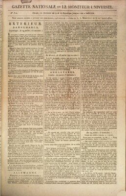 Gazette nationale, ou le moniteur universel (Le moniteur universel) Mittwoch 29. Juli 1801