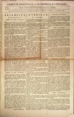 Gazette nationale, ou le moniteur universel (Le moniteur universel) Freitag 7. August 1801