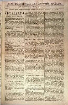 Gazette nationale, ou le moniteur universel (Le moniteur universel) Dienstag 11. August 1801