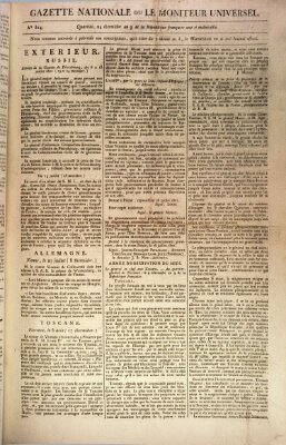 Gazette nationale, ou le moniteur universel (Le moniteur universel) Mittwoch 12. August 1801