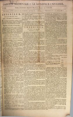 Gazette nationale, ou le moniteur universel (Le moniteur universel) Freitag 14. August 1801