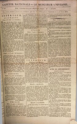 Gazette nationale, ou le moniteur universel (Le moniteur universel) Freitag 21. August 1801