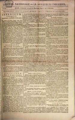 Gazette nationale, ou le moniteur universel (Le moniteur universel) Mittwoch 2. September 1801