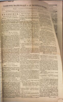 Gazette nationale, ou le moniteur universel (Le moniteur universel) Freitag 23. Oktober 1801