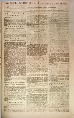 Gazette nationale, ou le moniteur universel (Le moniteur universel) Mittwoch 28. Oktober 1801