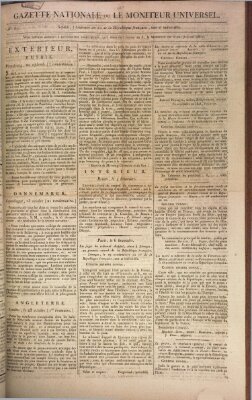 Gazette nationale, ou le moniteur universel (Le moniteur universel) Donnerstag 29. Oktober 1801