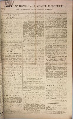 Gazette nationale, ou le moniteur universel (Le moniteur universel) Dienstag 17. November 1801