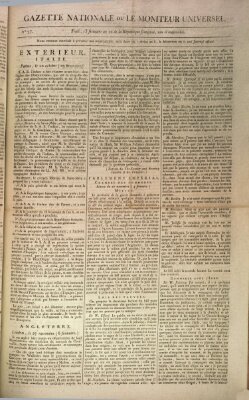 Gazette nationale, ou le moniteur universel (Le moniteur universel) Freitag 4. Dezember 1801