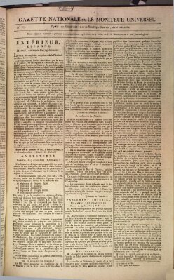 Gazette nationale, ou le moniteur universel (Le moniteur universel) Donnerstag 17. Dezember 1801