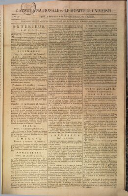 Gazette nationale, ou le moniteur universel (Le moniteur universel) Montag 28. Dezember 1801