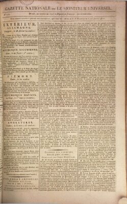 Gazette nationale, ou le moniteur universel (Le moniteur universel) Donnerstag 11. März 1802