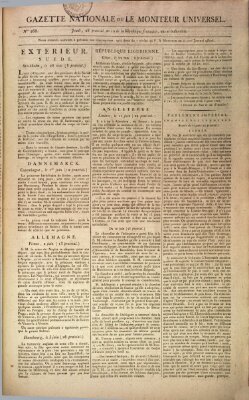 Gazette nationale, ou le moniteur universel (Le moniteur universel) Donnerstag 17. Juni 1802