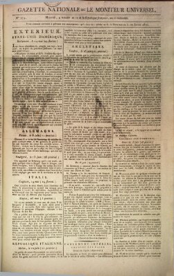 Gazette nationale, ou le moniteur universel (Le moniteur universel) Mittwoch 23. Juni 1802