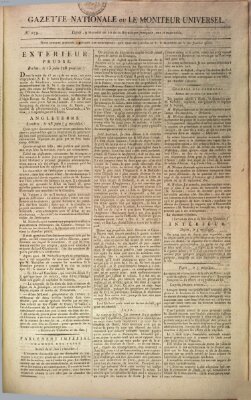 Gazette nationale, ou le moniteur universel (Le moniteur universel) Montag 28. Juni 1802