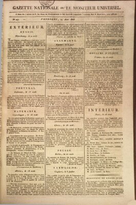 Gazette nationale, ou le moniteur universel (Le moniteur universel) Freitag 29. August 1806