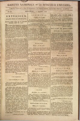 Gazette nationale, ou le moniteur universel (Le moniteur universel) Mittwoch 10. September 1806