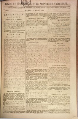 Gazette nationale, ou le moniteur universel (Le moniteur universel) Montag 17. November 1806