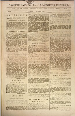 Gazette nationale, ou le moniteur universel (Le moniteur universel) Dienstag 6. Januar 1807