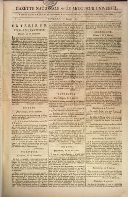 Gazette nationale, ou le moniteur universel (Le moniteur universel) Samstag 17. Januar 1807