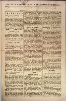 Gazette nationale, ou le moniteur universel (Le moniteur universel) Sonntag 1. Februar 1807