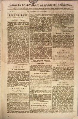 Gazette nationale, ou le moniteur universel (Le moniteur universel) Mittwoch 11. Februar 1807