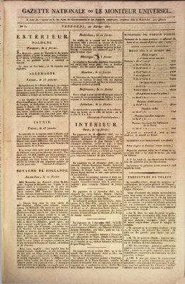 Gazette nationale, ou le moniteur universel (Le moniteur universel) Freitag 20. Februar 1807