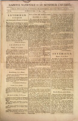 Gazette nationale, ou le moniteur universel (Le moniteur universel) Sonntag 1. März 1807