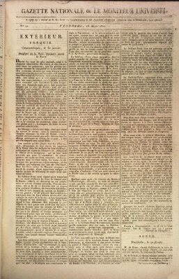 Gazette nationale, ou le moniteur universel (Le moniteur universel) Freitag 13. März 1807