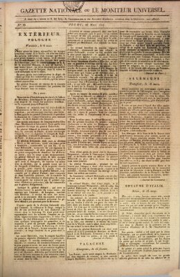 Gazette nationale, ou le moniteur universel (Le moniteur universel) Donnerstag 26. März 1807