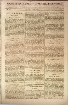 Gazette nationale, ou le moniteur universel (Le moniteur universel) Donnerstag 7. Mai 1807